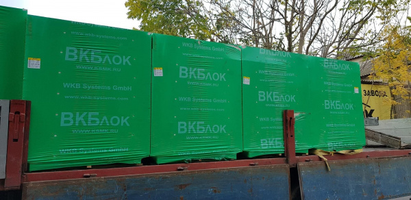 Газосиликатные блоки ВКБлок D500 625x350x250 стеновые